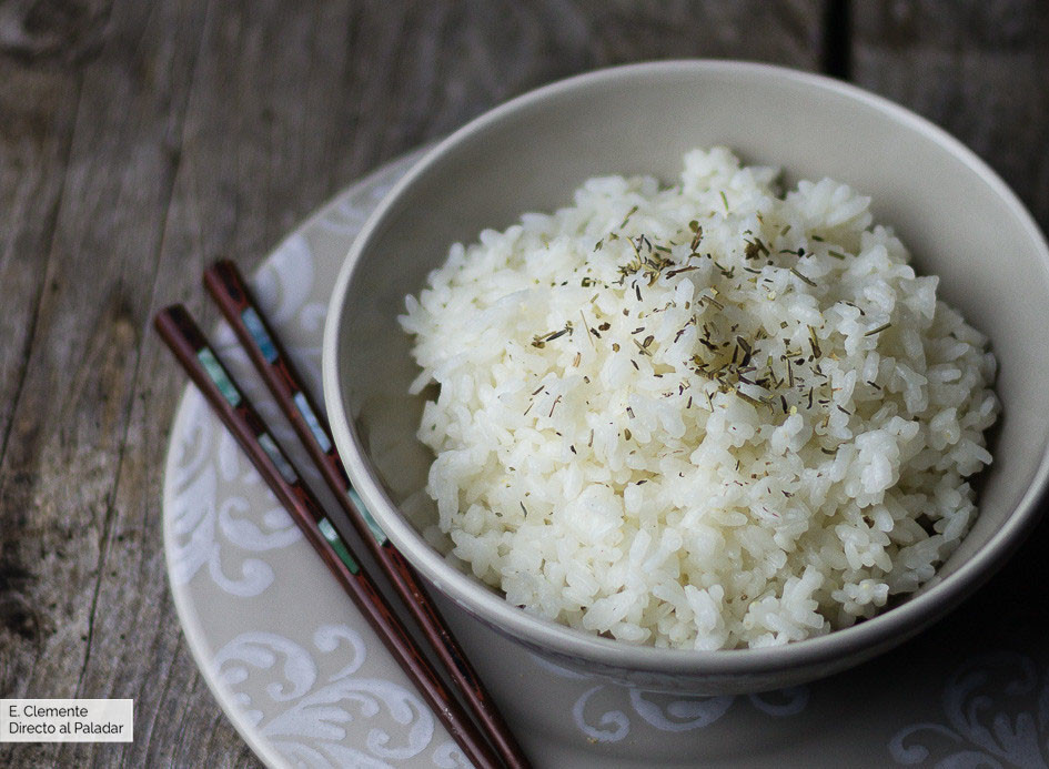Arroz al microondas